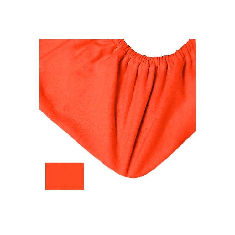 Prześcieradło JERSEY z gumką 100% bawełny - cegła- 90x200